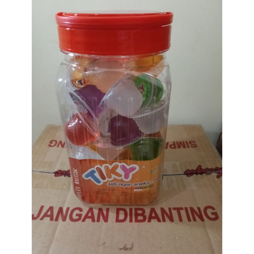 TIKY JELLY AGAR ANEKA RASA TOPLES KOTAK