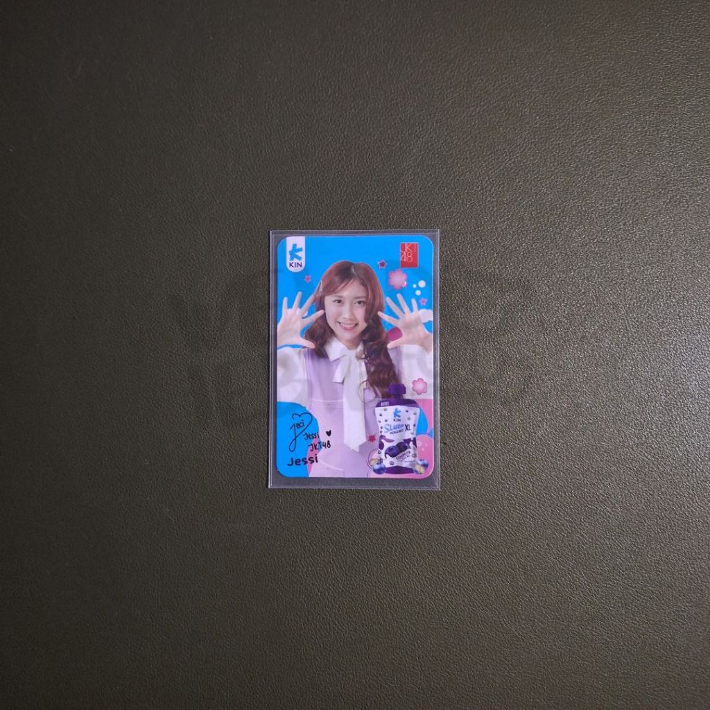 KIN YOGURT X JKT48 OFFICIAL PHOTOCARD JESSICA CHANDRA
