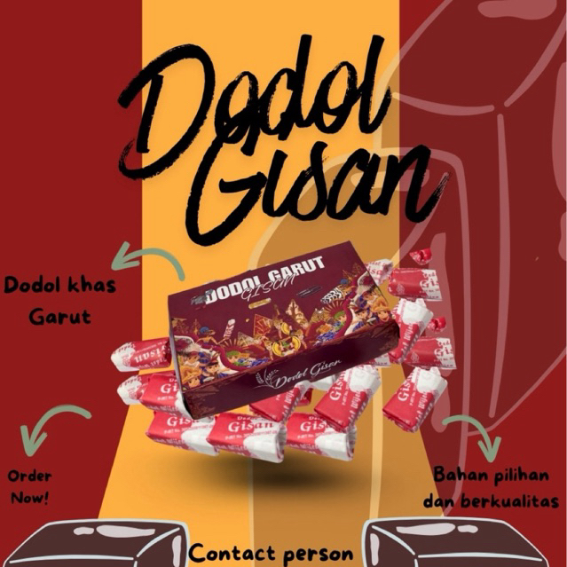 Dodol Garut Gisan Wijen | Dodol Garut Spesial Quality  Wijen