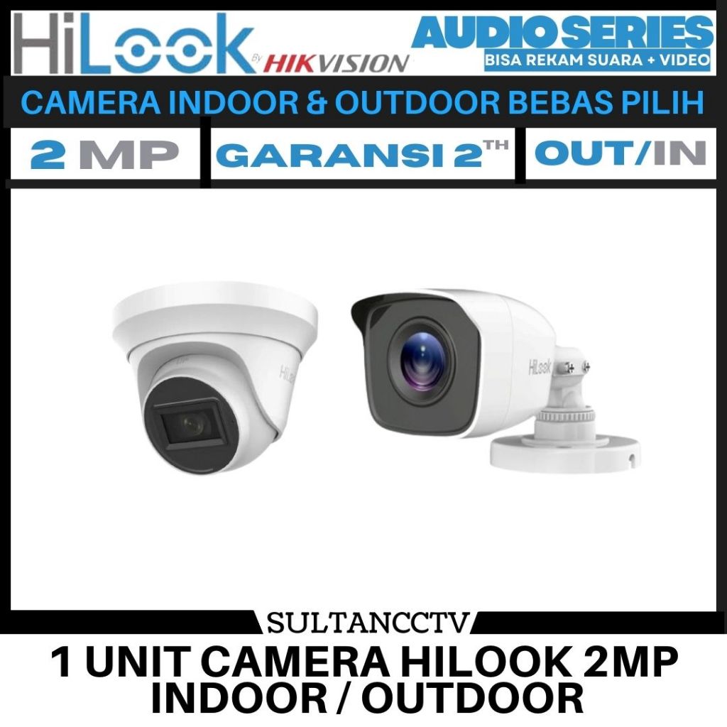 Camera Cctv Hilook 2mp 1080p Indoor Outdoor Turbo HD