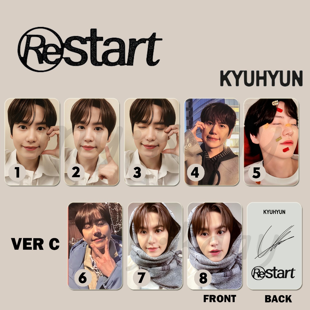 PC-1523, Unofficial Photocard Kyuhyun Restart 2 sisi