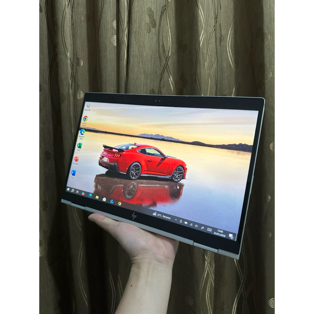 Laptop Hp Elitebook X360 Touchscreen Lipat 360° Intel Core i7 Gen 8 16/256GB SSD Ada Face ID