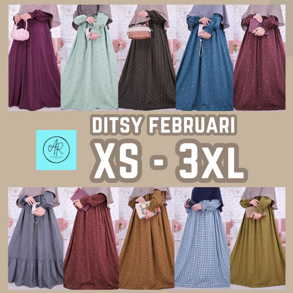 ditsy Nightgown, ditsy gamis, ditsy homedress katun