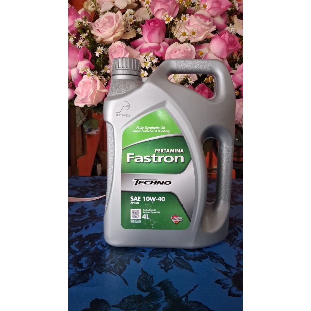 Oli Fastron Techno SAE 10W-40, 4 Liter