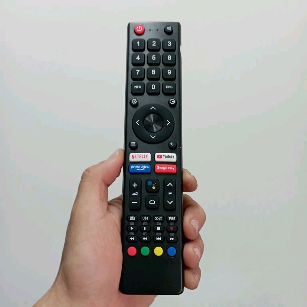 Remot Remote Android Smart TV Non Voice Universal Tanpa Setting Changhong L43H4 L43H7 L43K2 L43G7N
