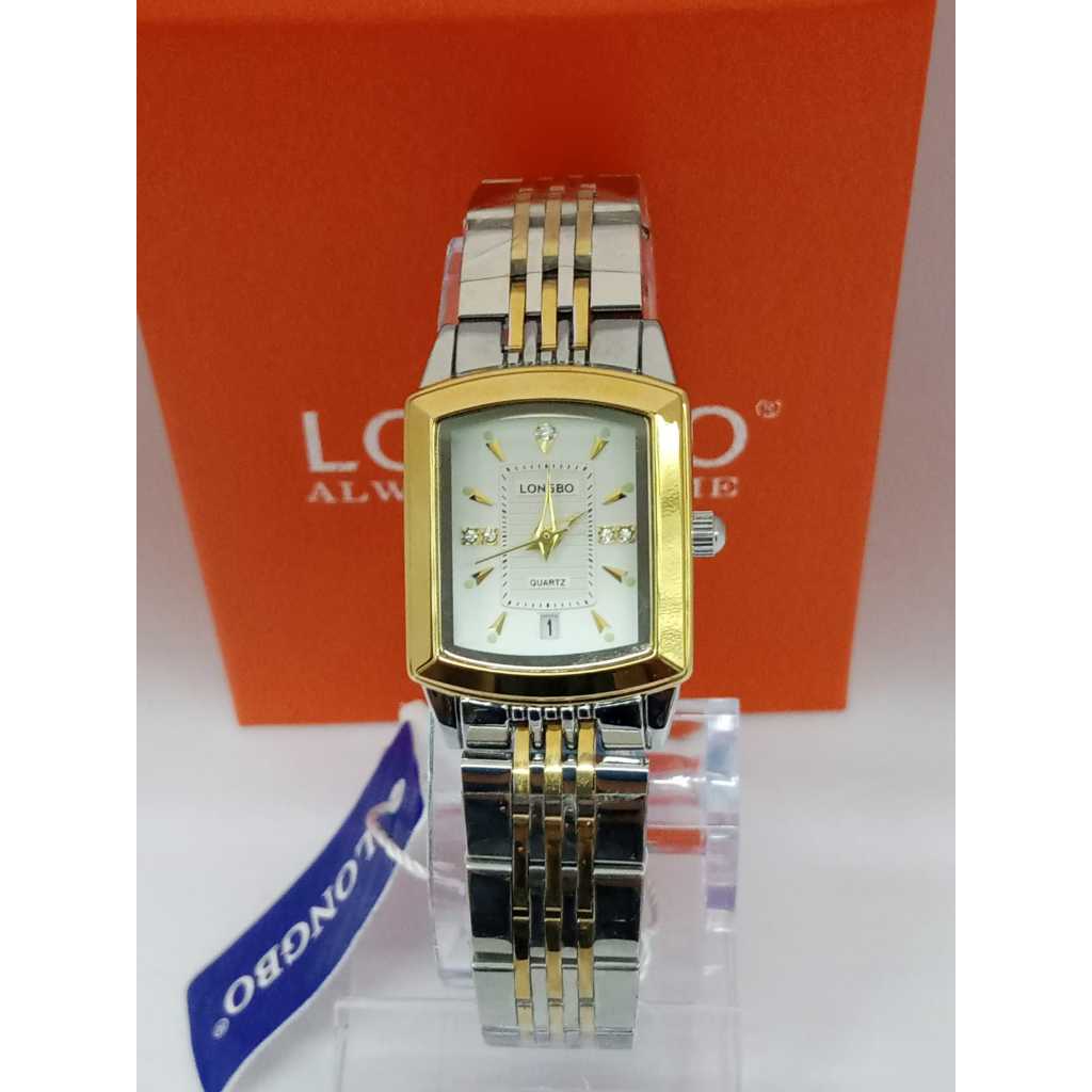 Jam Tangan Wanita Longbo LB83605 Fashion Analog Tanggal Hari Original