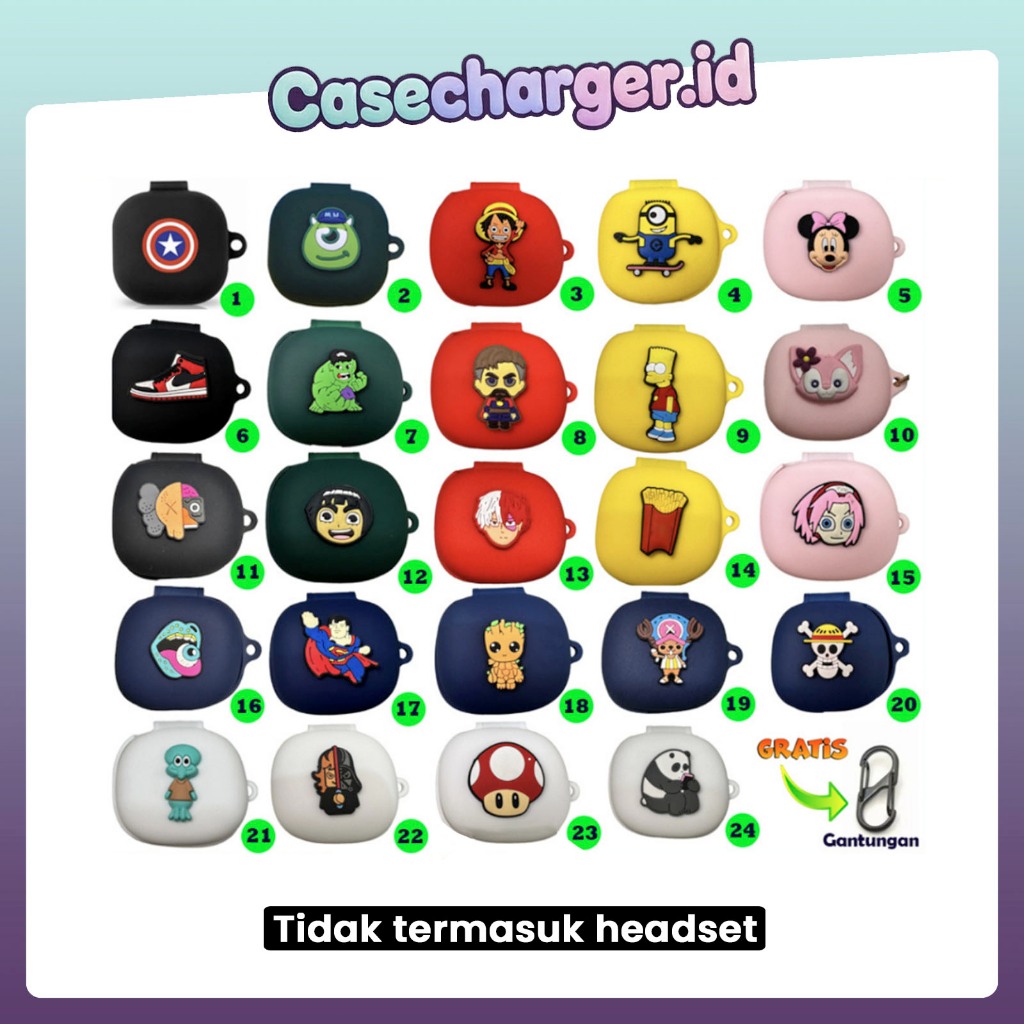 [R50i] Case Soundcore R50i Animasi Silicon Premium Karakter