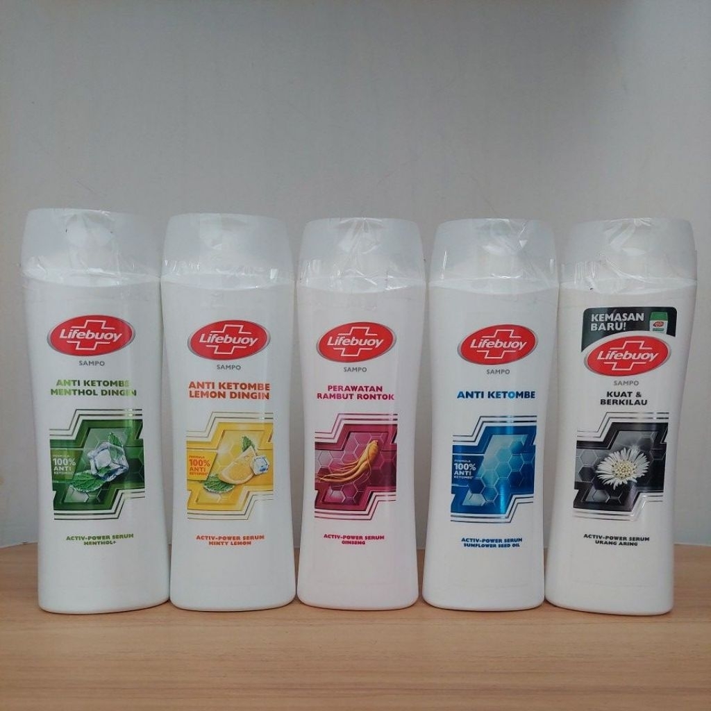 Shampoo Lifebuoy 340ml Anti Ketombe Menthol Lemon Dingin