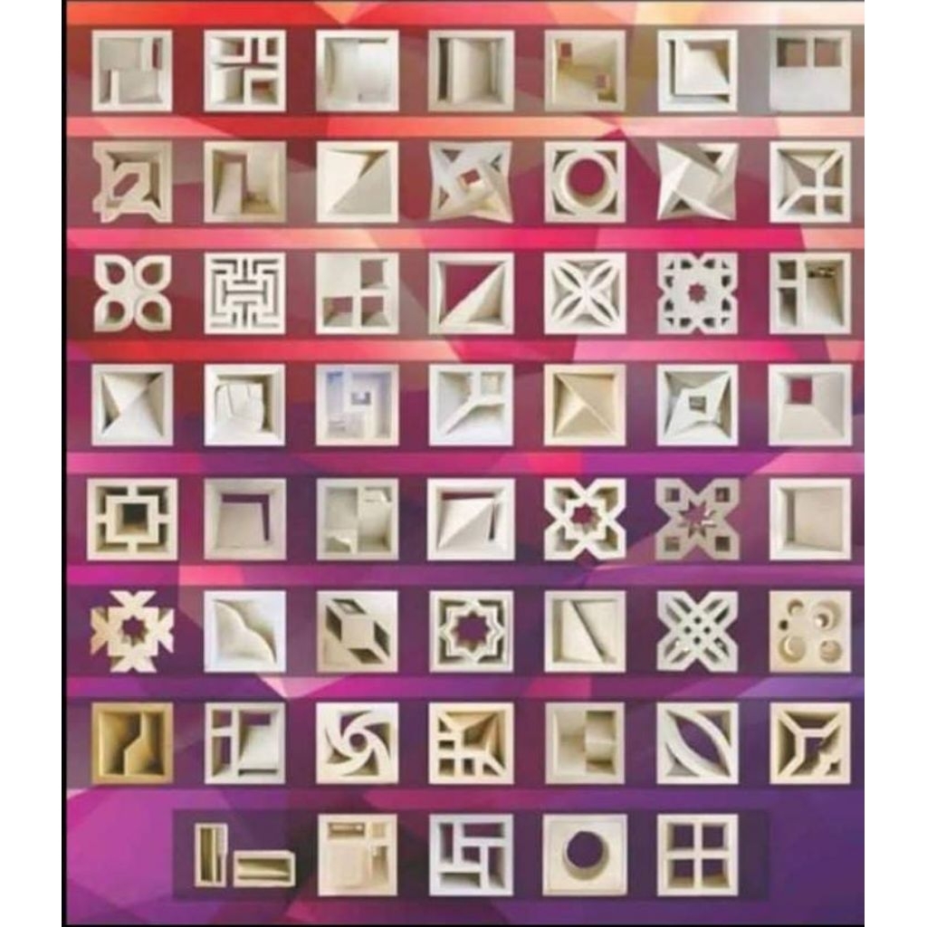 roster beton, roster minimalis, roster beton modern, roster lubang angin