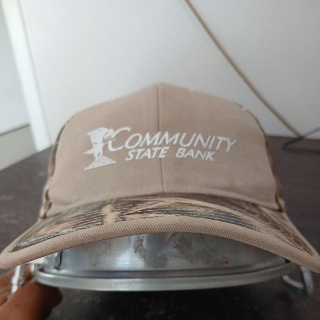 Topi adventure camo denim KATI second Original allsize stelan besi mulus no minus