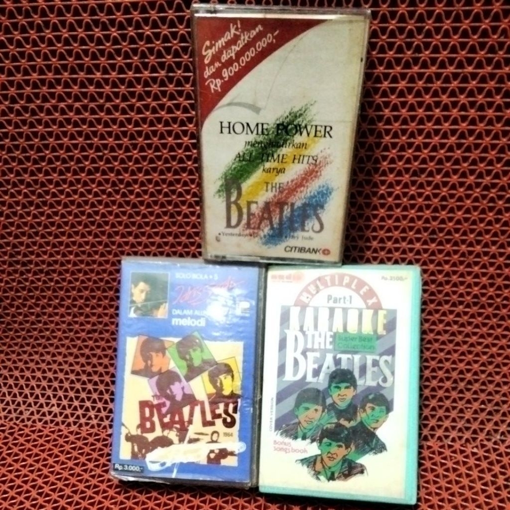 KASET PITA LAGU BARAT ALBUM THE BEATLES, COVER OK PITA OK 100% ORIGINAL,BEBAS PILIH JUDUL CHAT JUDUL