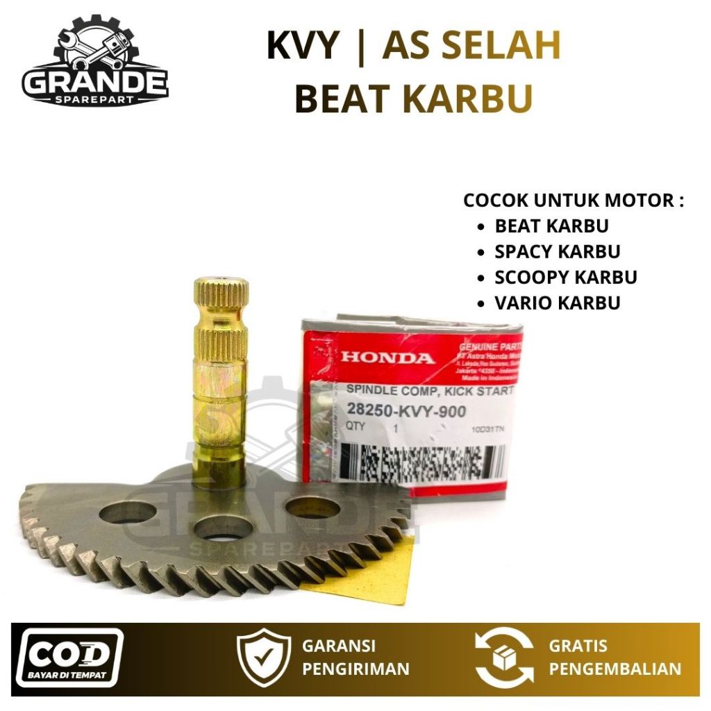 KVY SLAH BEAT KARBU / AS SELAH SPACY KARBU / AS ENGKOL BEAT KARBU MOTOR HONDA BEAT / AS SELAH / AS E