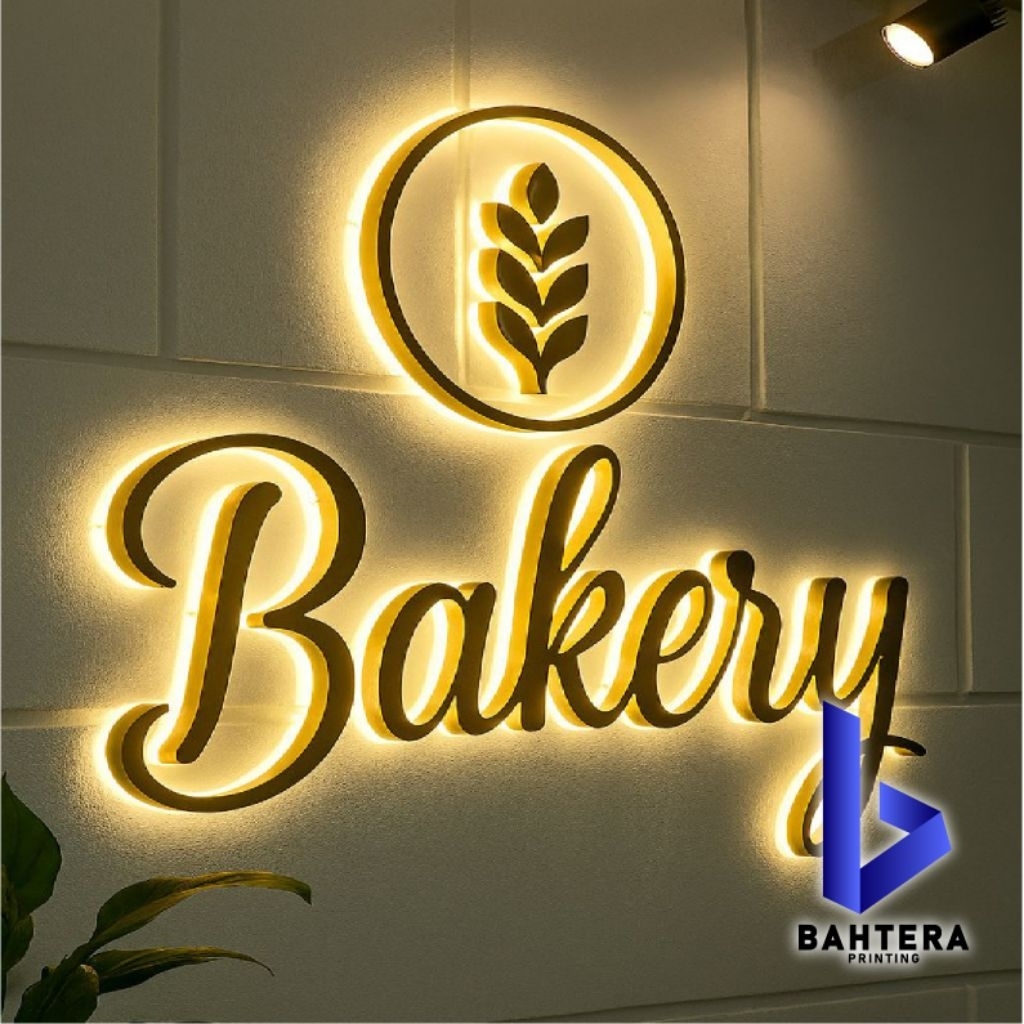 NAMA CUSTOM LOGO TIMBUL AESTHETIC - HIASAN DINDING CUSTOM MURAH DEKORASI HURUF TIMBUL LED UNTUK USAH