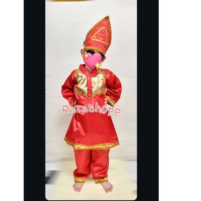 baju adat padang anak laki laki