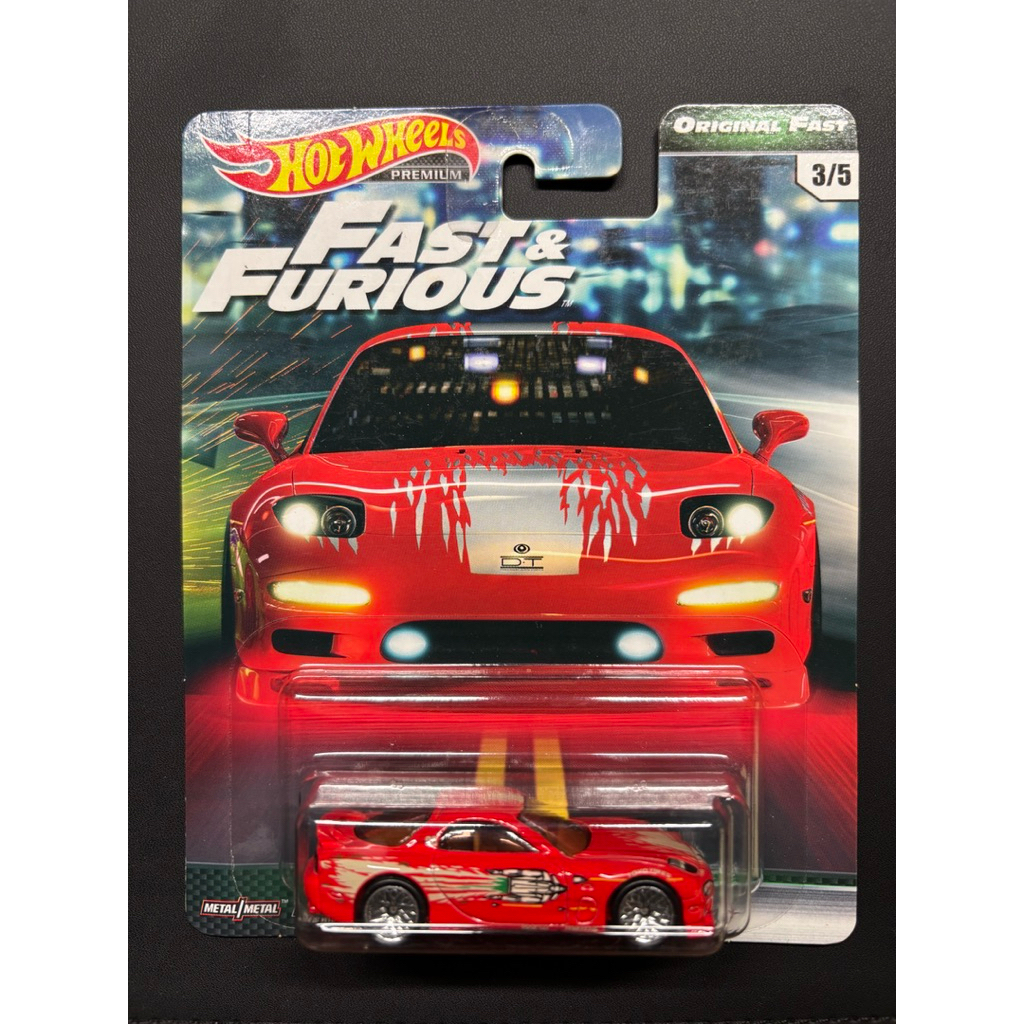 Hot Wheels Premium Fast & Furious Mazda RX-7 Original Fast