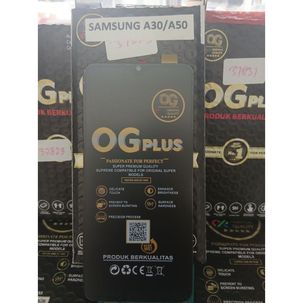 LCD FULLSET SAMSUNG A30/A305/A50/A505F/A50S/A507 BLACK OG SUPER