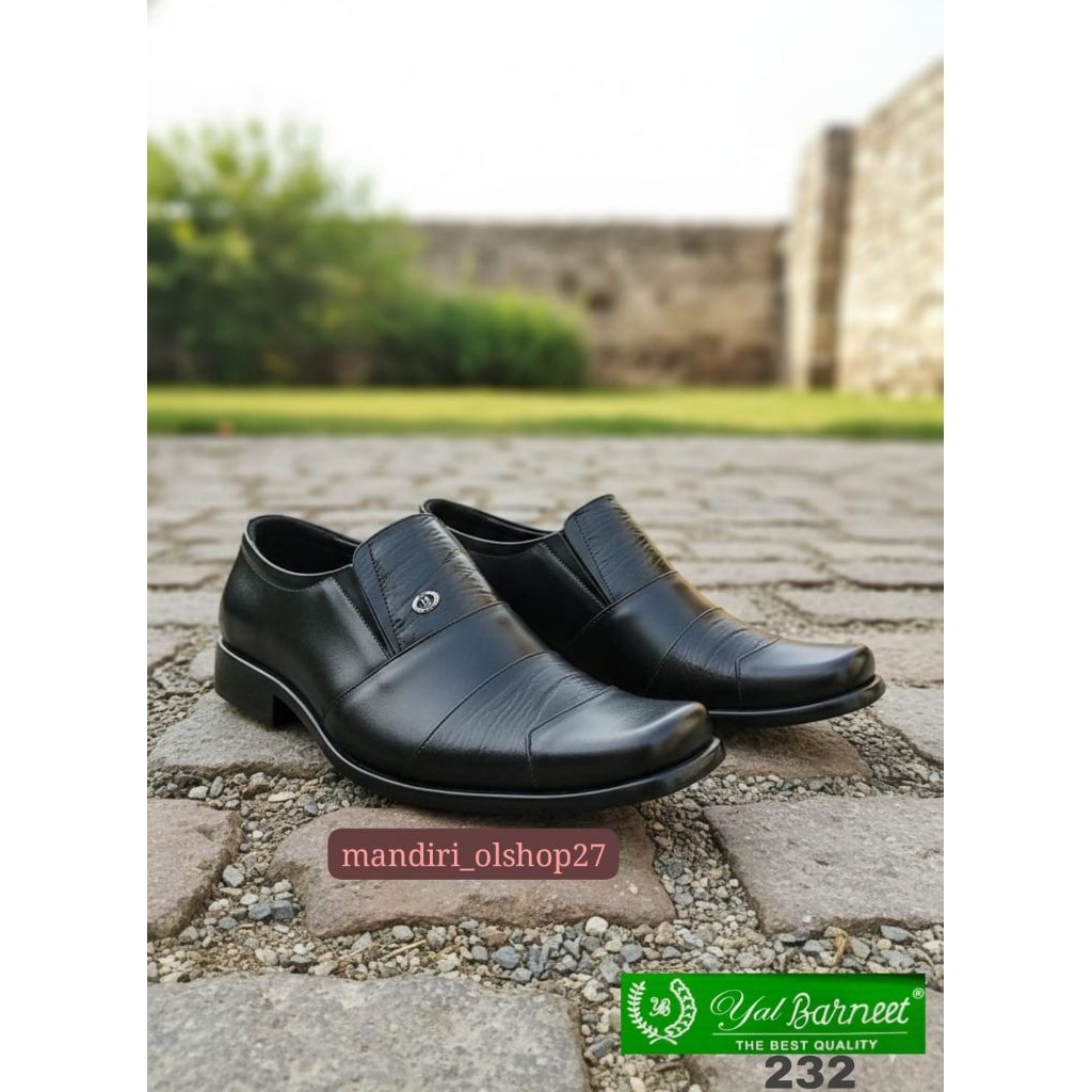 Terlaris sepatu pria pantofel yal barneet kualitas premium original 100% kulit asli sapi