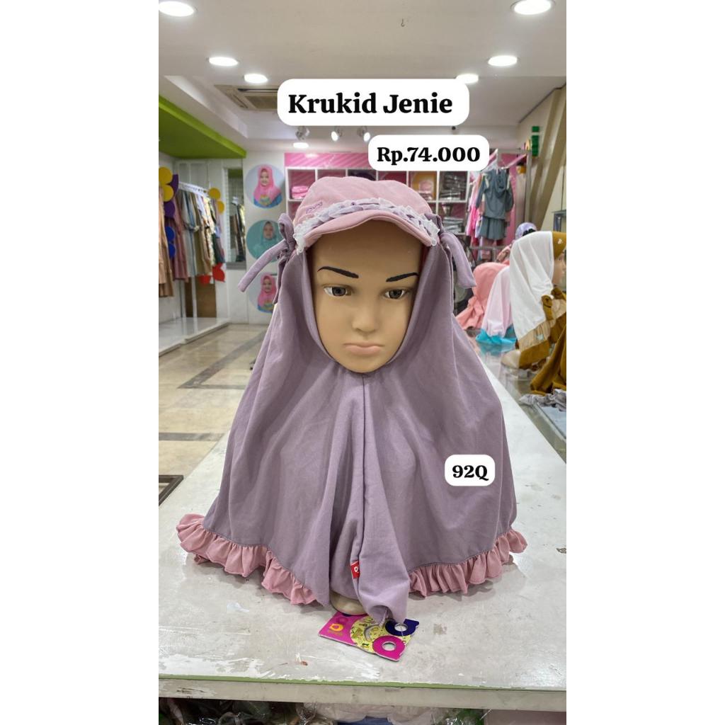 KERUDUNG ANAK KAOS TOPI JENNIE BANI BATUTA RABBANI ORI