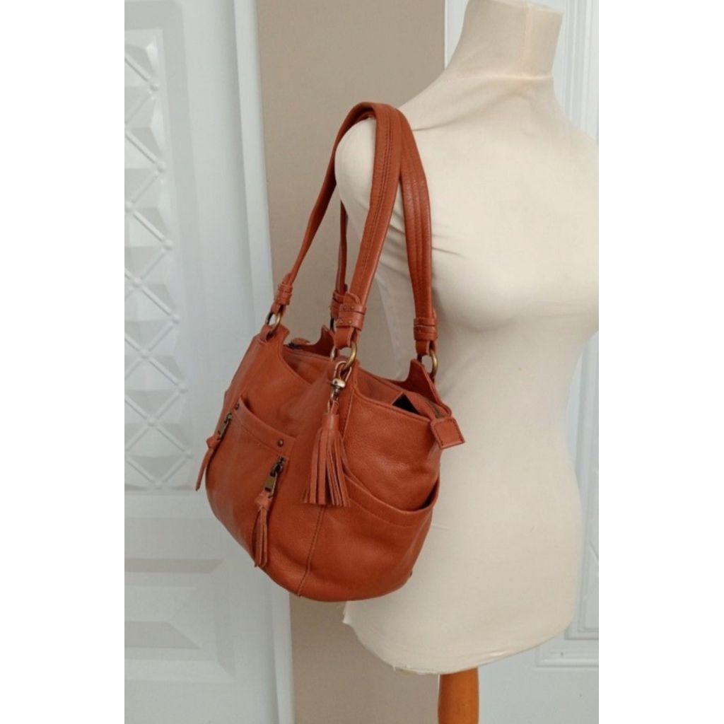 The Sak, Tote shoulder bag kulit asli.