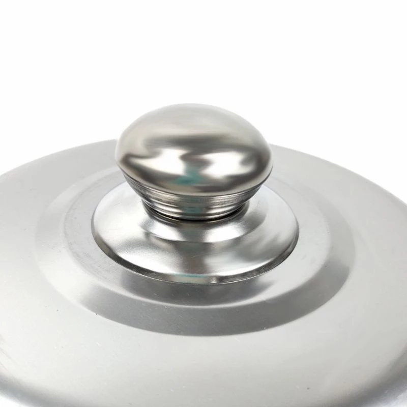 KODE A. Knop Panci Stainless Steel - Tahan Panas, Desain Elegan, Pegangan Nyaman