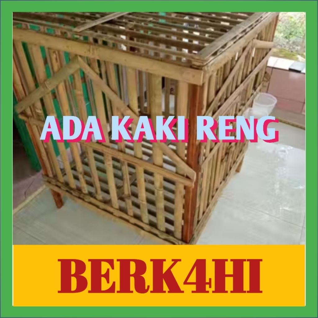KANDANG AYAM RAKITAN/ KANDANG AYAM BAMBU