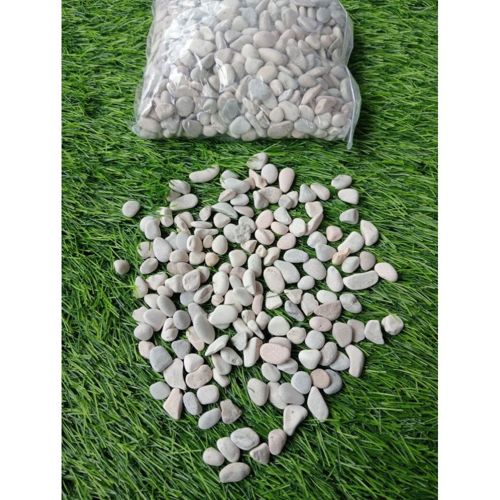 Batu alam putih kecil