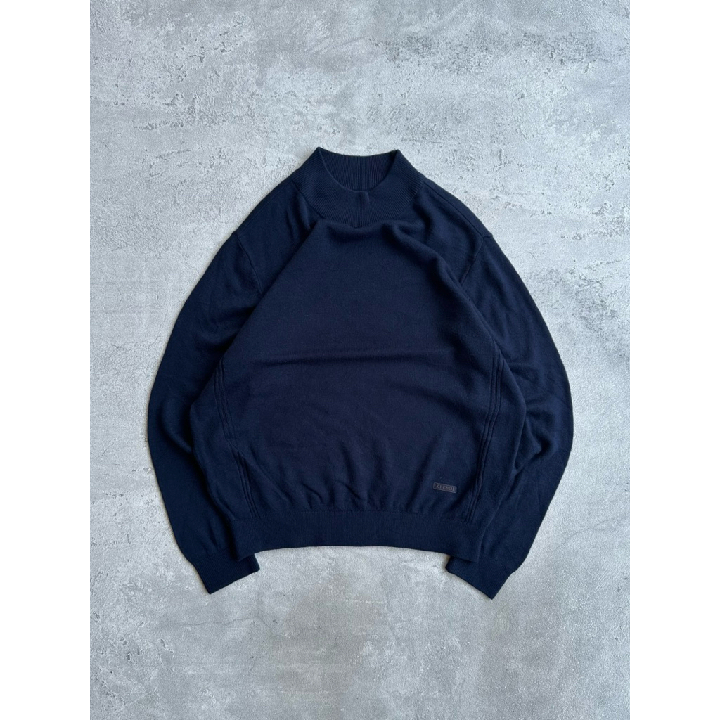 KJ Choi knitwear basic grandpa sweater boxy clean outfit streetwear jumpers old money fashion
