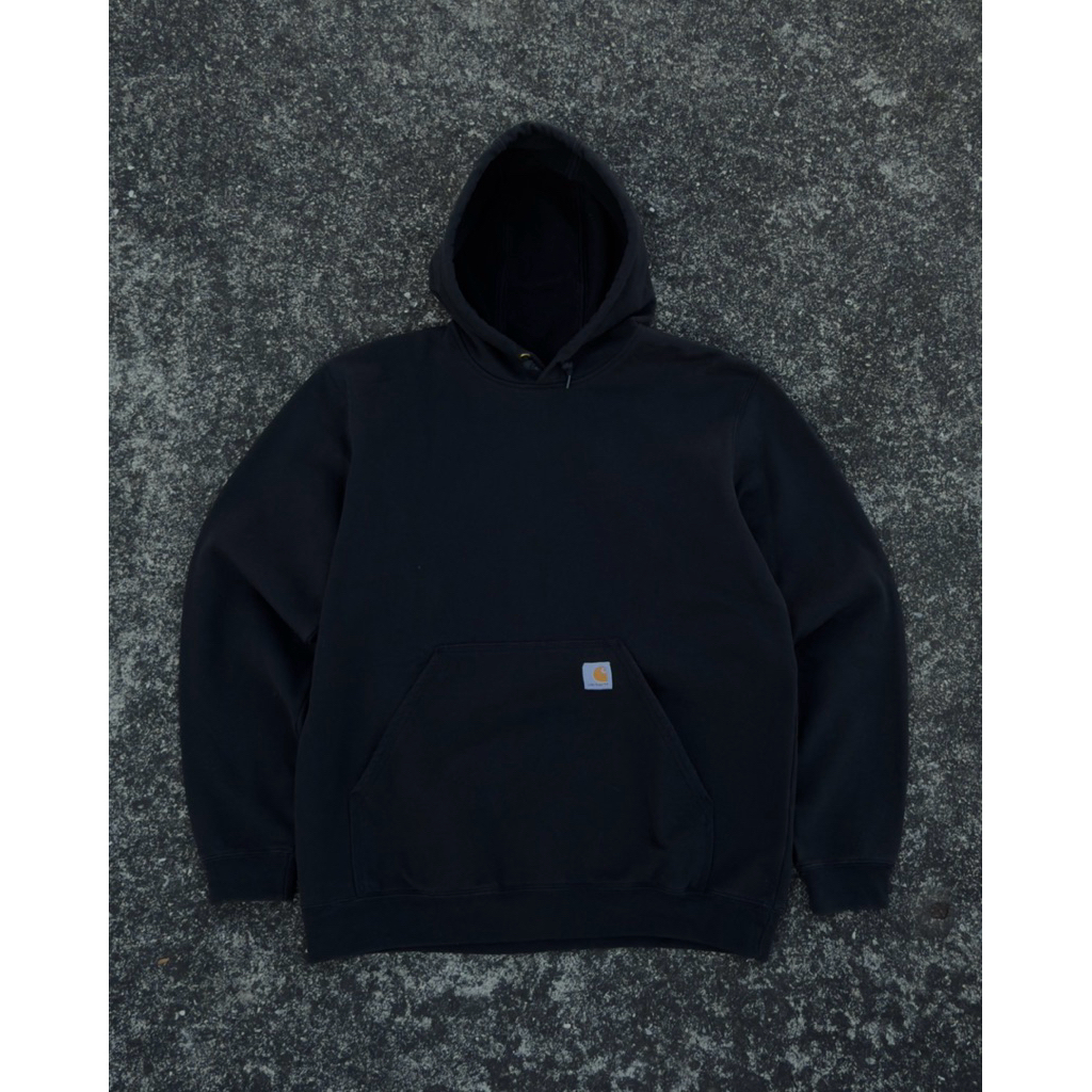 CARHARTT BASIC LOGO HOODIE BLACK