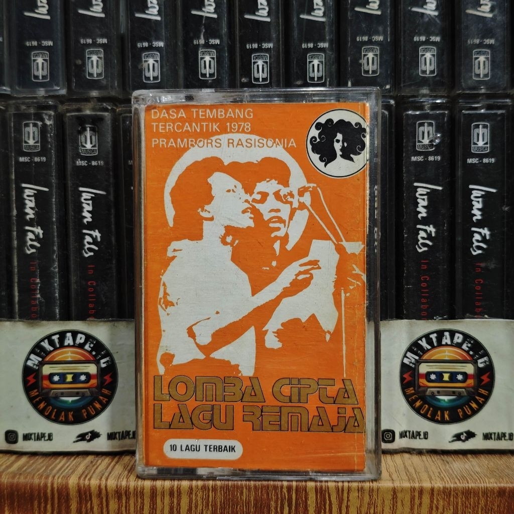 Kaset - Lomba Cipta Lagu Remaja (LCLR) - Prambors Rasisonia -  Dasa Tembang Tercantik 1978 - Kaset P
