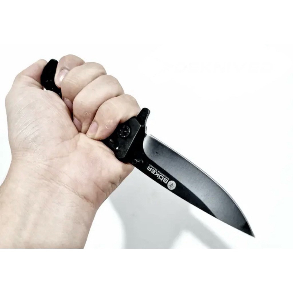 Pisau Survival Saku Lipat Boker P124 / Pisau Survival / Survival Kit
