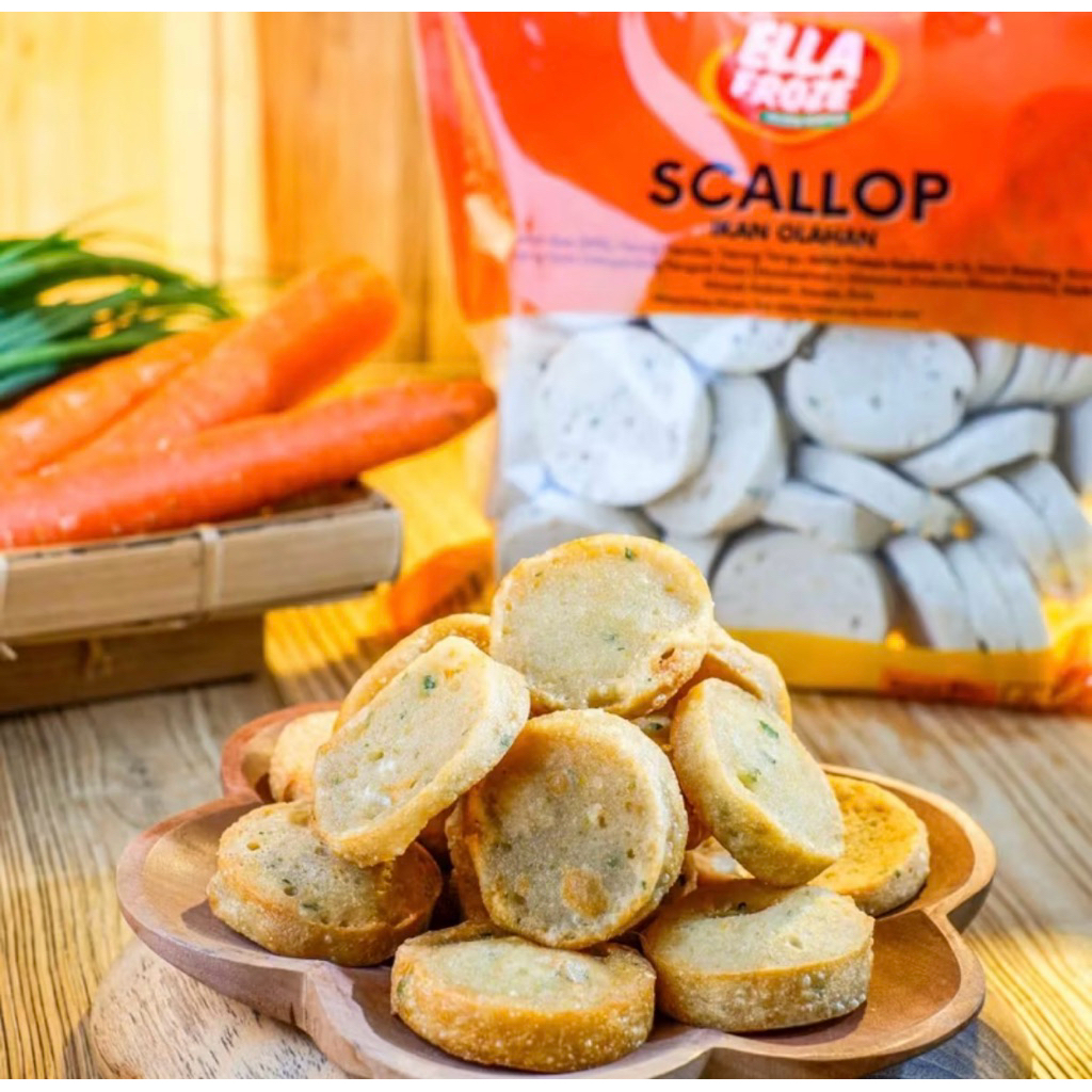 Ell froze Olahan Ikan Beku Scallop 200gr