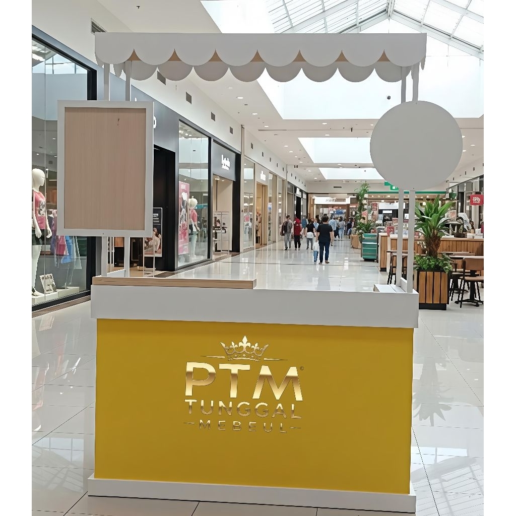 Booth lipat portable, meja jualan, booth dimsum, booth atap, meja lipat, booth kayu, booth murah