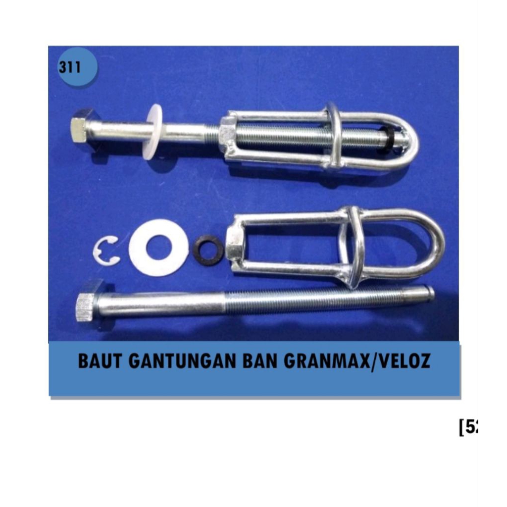 BAUT GANTUNGAN BAN SERAP BAUT BAN SERAP CADANGAN BAN GRANDMAX VELOZ