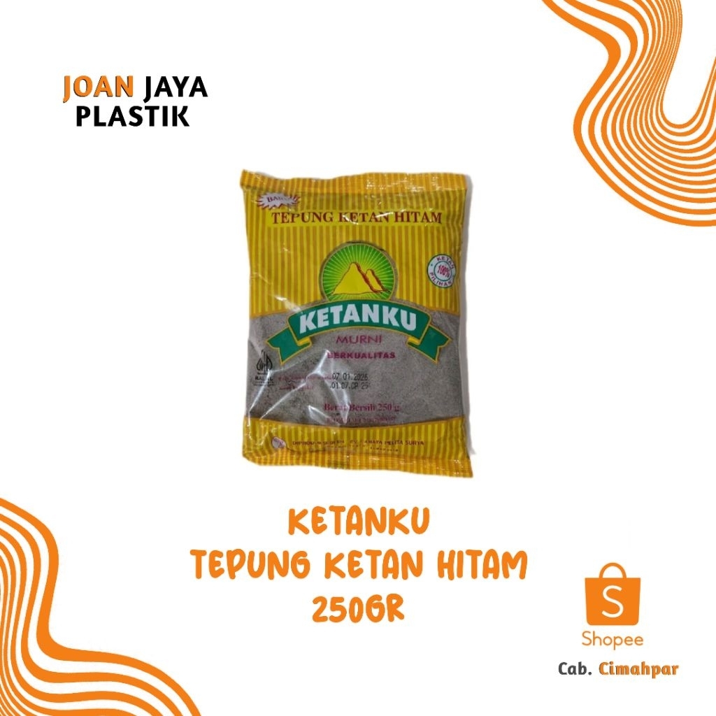 TEPUNG KETAN HITAM KETANKU 250GRAM