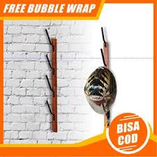 Rak helm gantung 3,4,5 susun / gantungan helm dinding, Tempat helm kayu  / gantungan helm susun kayu