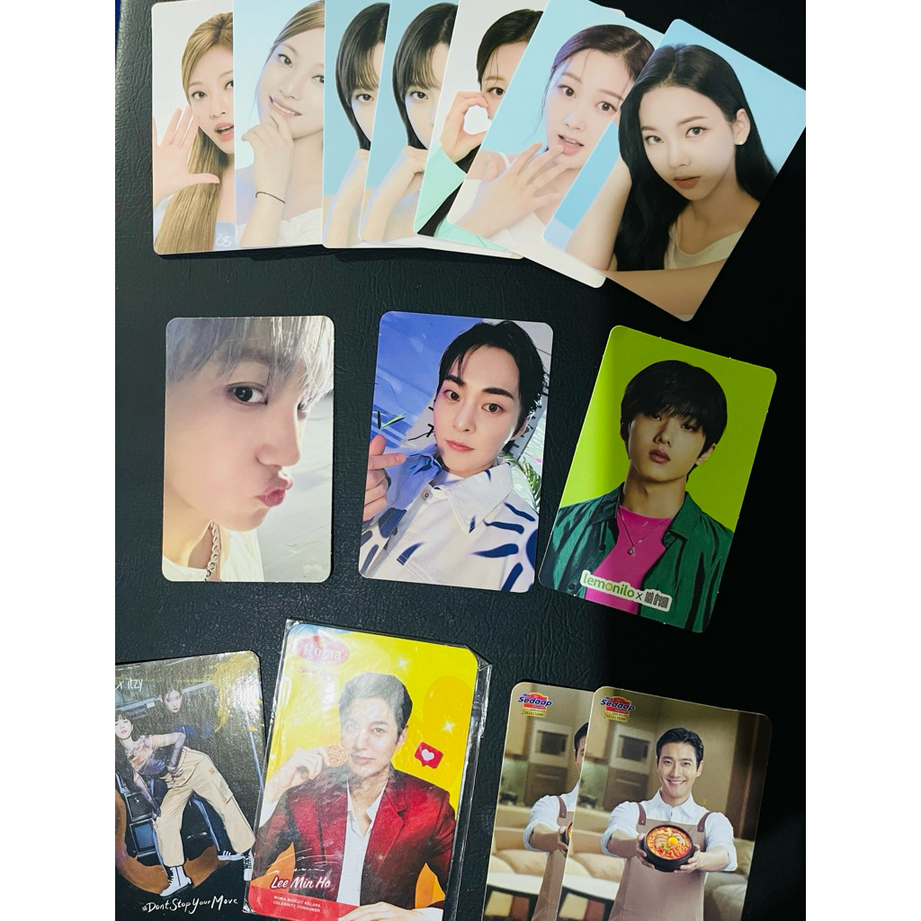 PHOTOCARD OFFICIAL EXO AESPA NCT DREAM ITZY SUPER JUNIOR LEE MIN HO