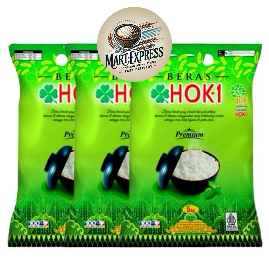 BERAS HOKI PREMIUM 5KG BERAS SUPER HOKI 5KG