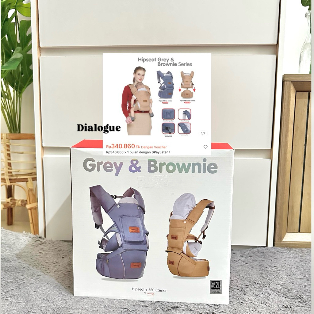 NEW Hipseat ssc carrier dialogue gendongan