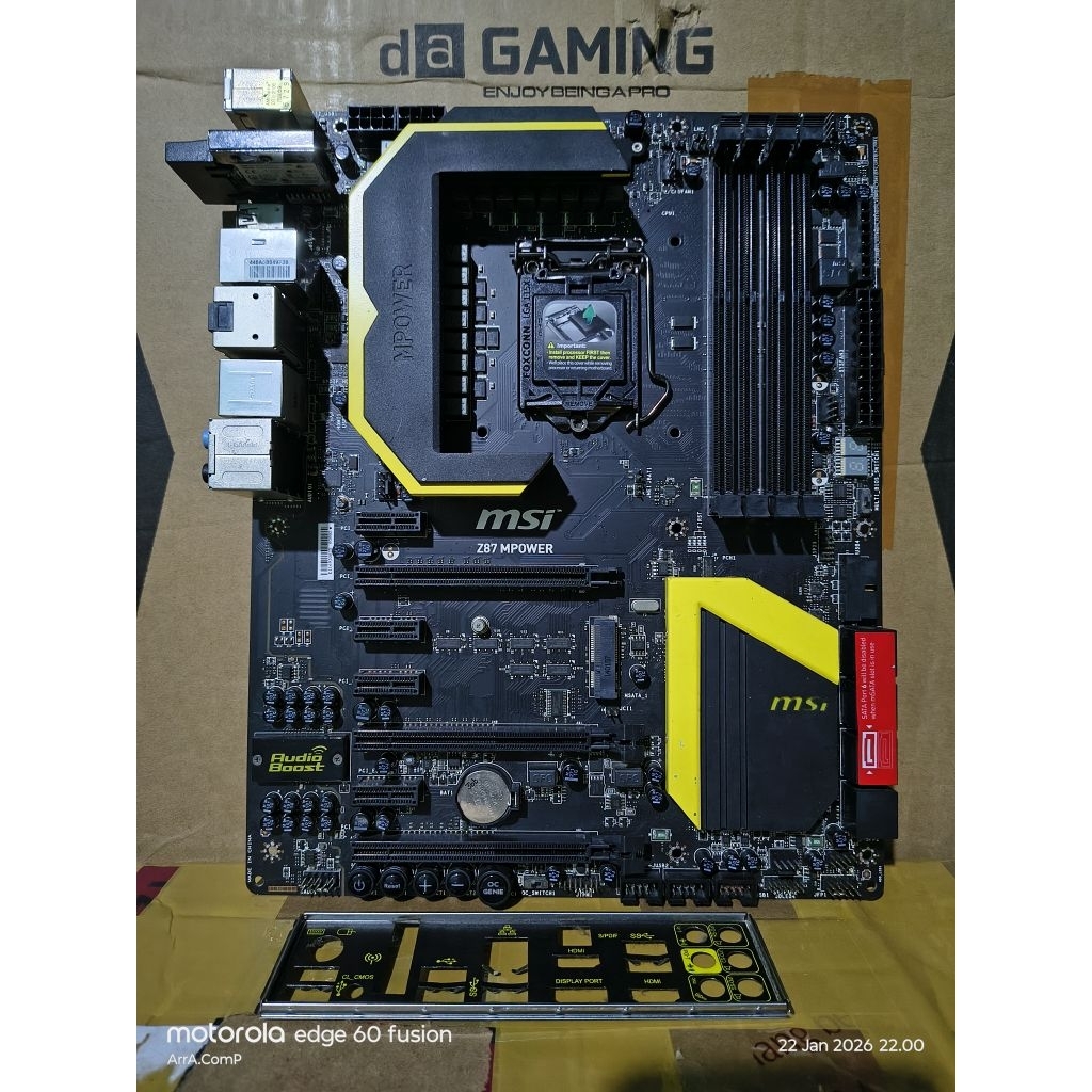 .:: PAKET MOBO Z87 + CORE I5 GEN 4 HASWEL LGA 1150 ::.