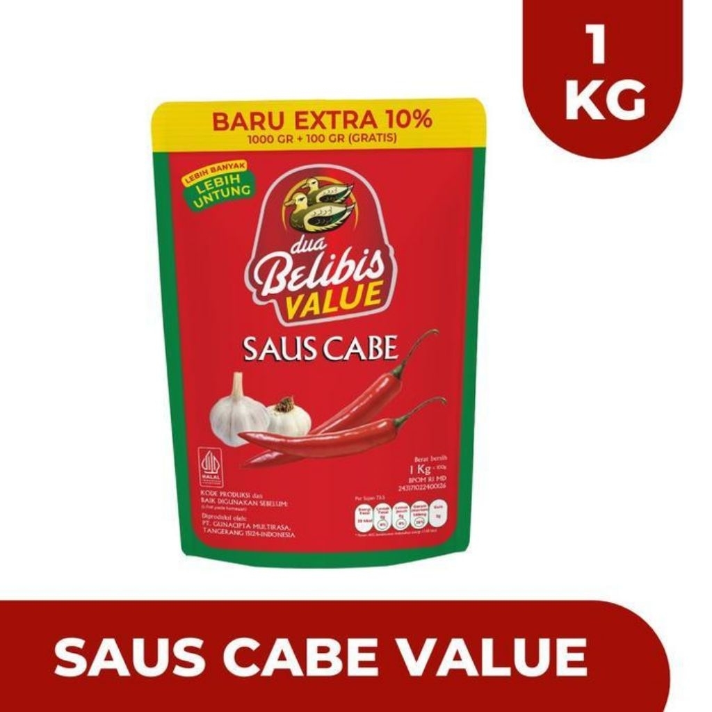 Belibis Saus Cabe 1kg