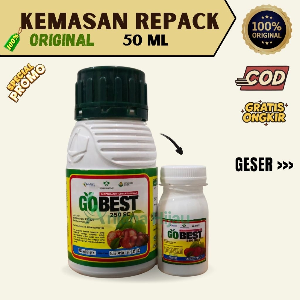 Perangsang Buah GOBEST 250 SC Repack 50mL
