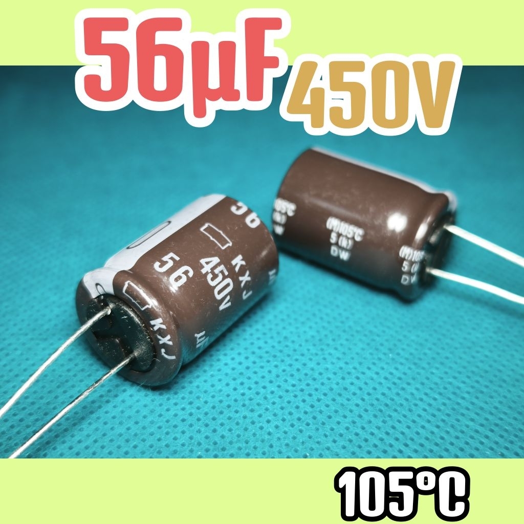 Kapasitor capasitor elko elco 450v 56uf 450v 56 uf 450 v 450volt 56uF ORIGINAL