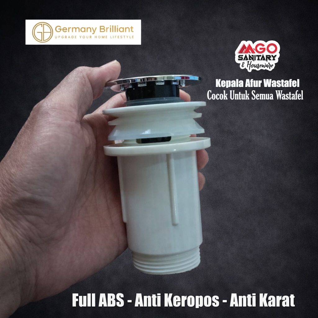 GERMANY BRILLIANT KEPALA AFUR WASTAFEL ABS - ANTI KEROPOS TAHAN LAMA
