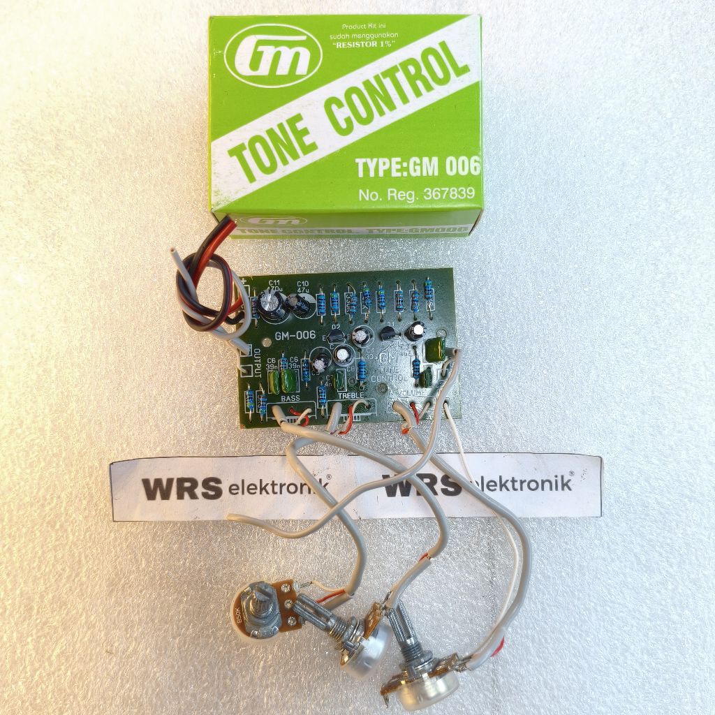 Kit tone control mono Dc 12V GM 006