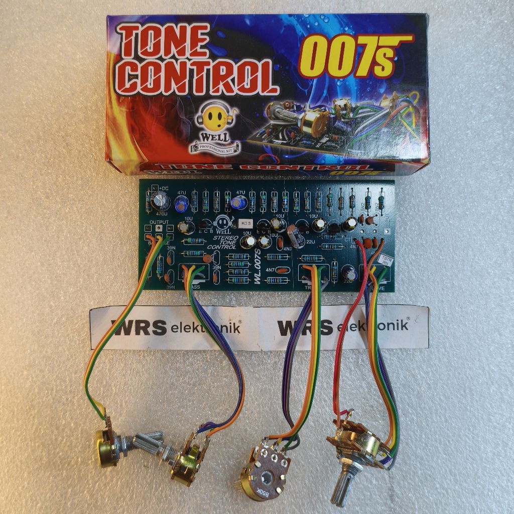 kit tone control stereo 007s DC 12V well