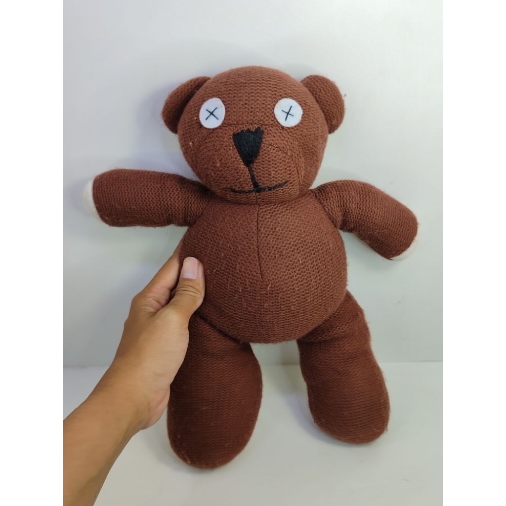 boneka mr bean teddy mr bean brand pudar