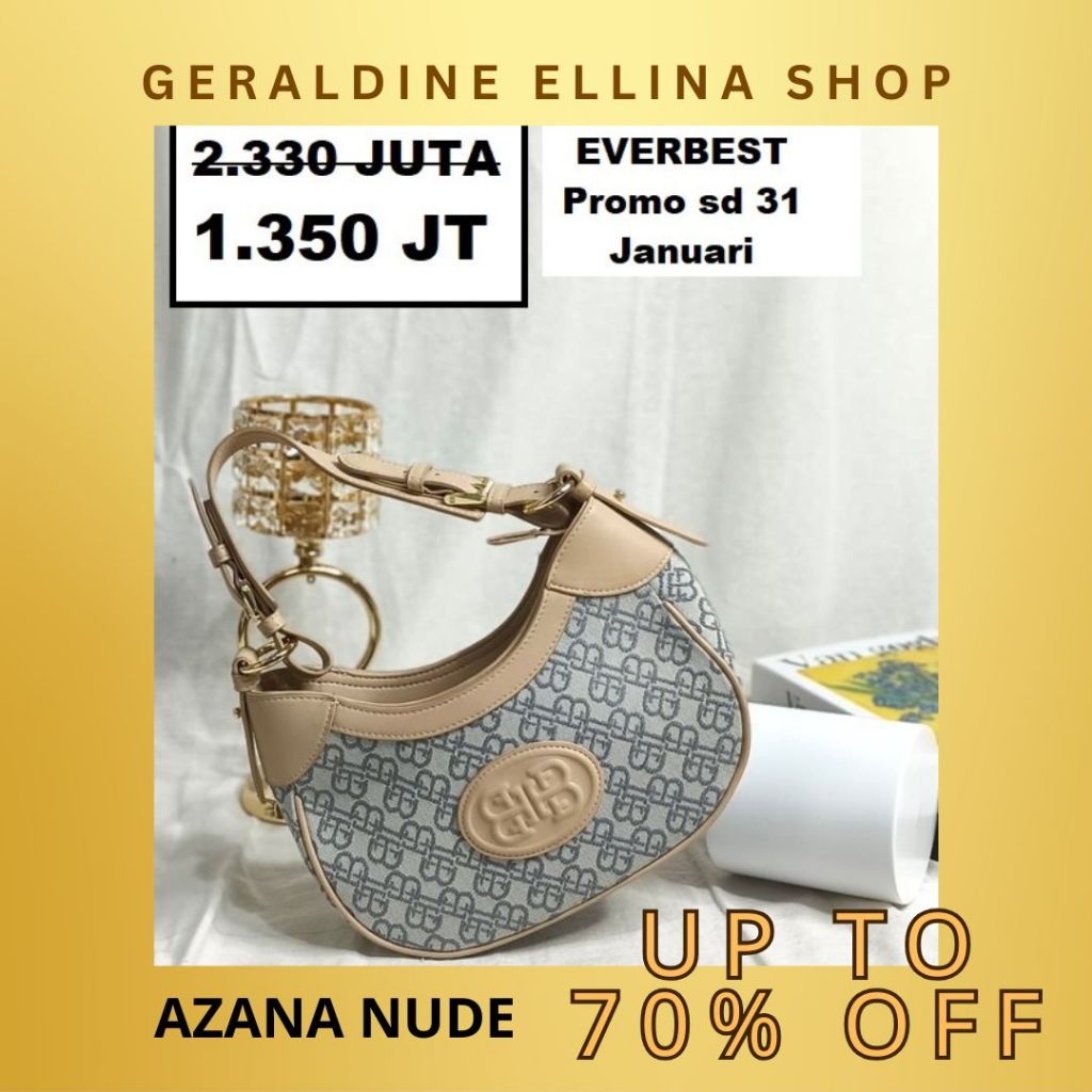 Tas selempang wanita Everbest 100% original store seri AZANA