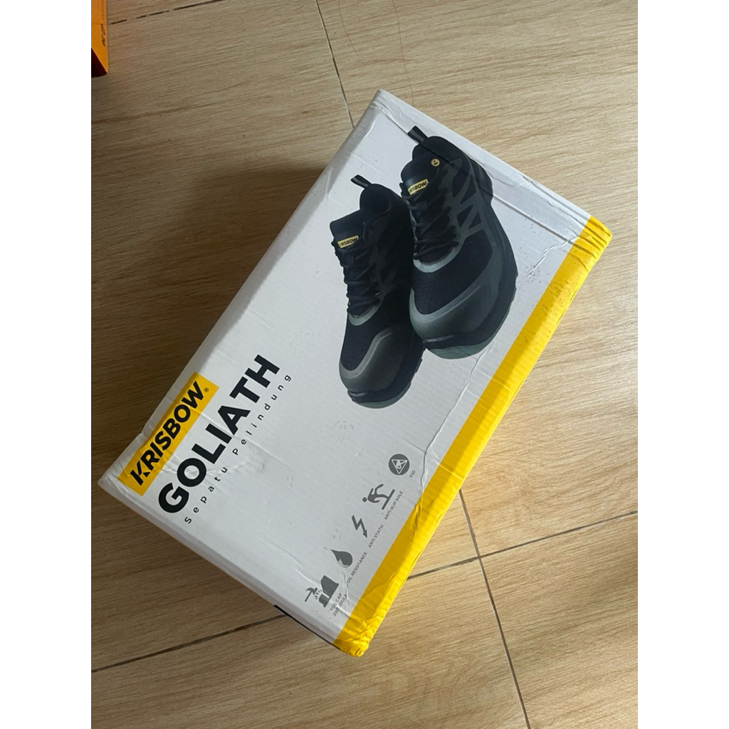 KRISBOW Goliath Safety Shoes Sepatu Anti Slip - NEW Size 43