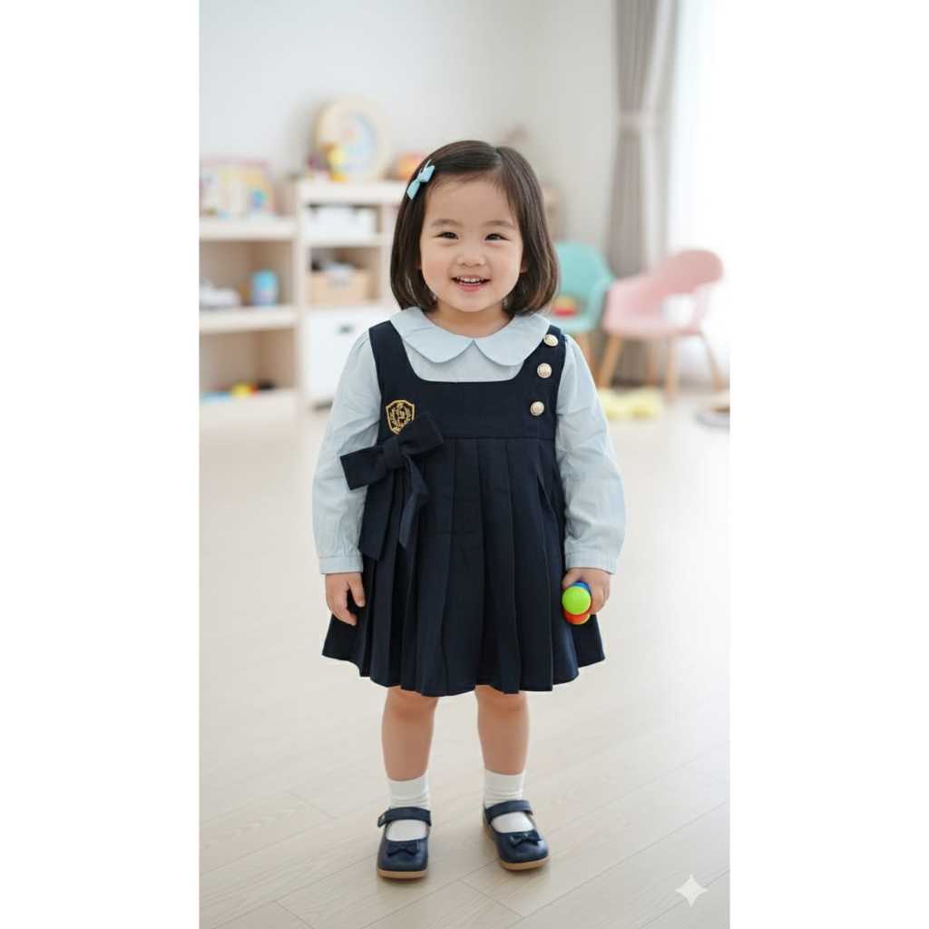 TZ-Baju anak import-Baju Lebaran-Baju Imlek-Baju Natal-Baju Pesta-Baju Ulang Tahun Dress Overall baj