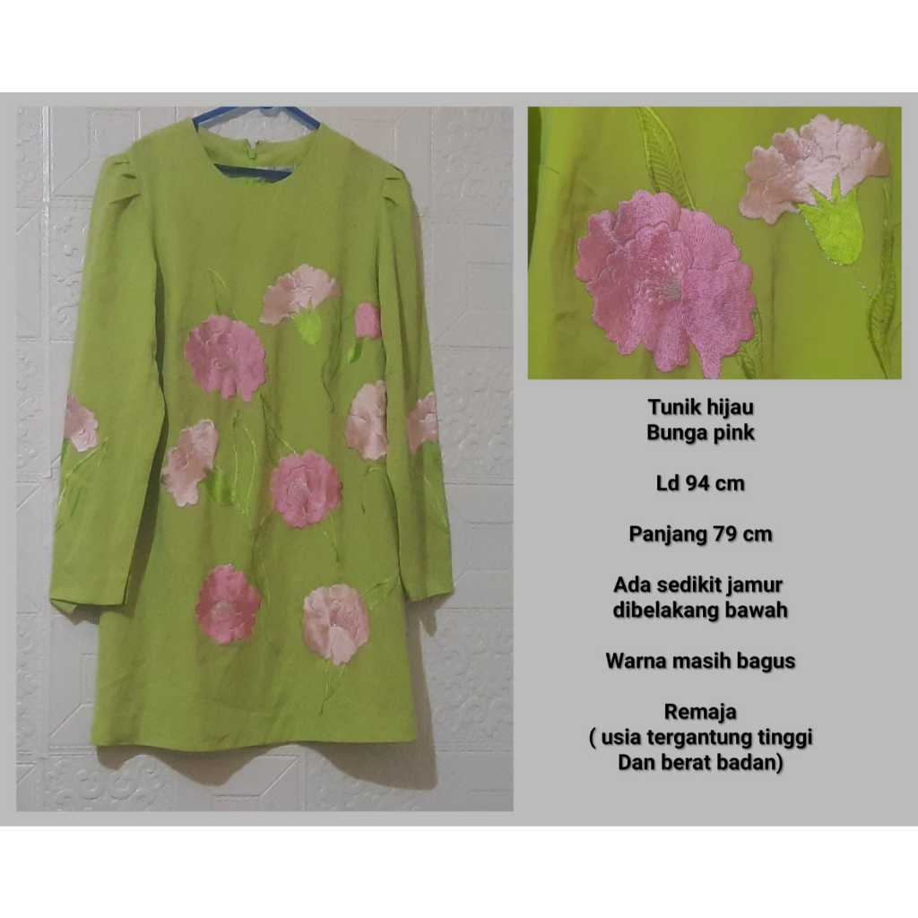 Baju tunik anak perempuan remaja 11 12 13 14 tahun prelove atasan murah meriah